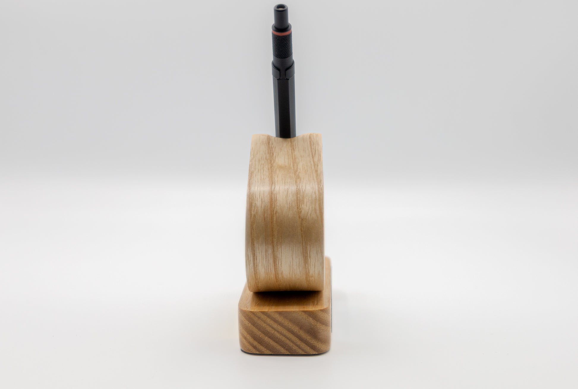Corporate gifting solution with ash wooden pen holder