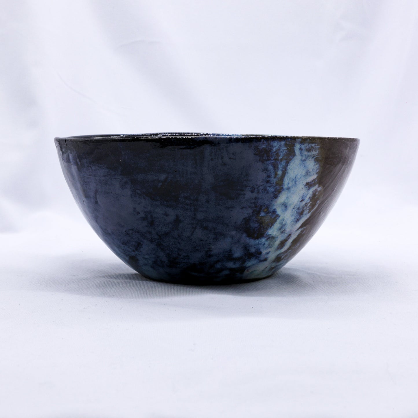 Large Smoked Grey Plum Sea Mist Handmade Ceramic Stoneware Dinner Bowl
