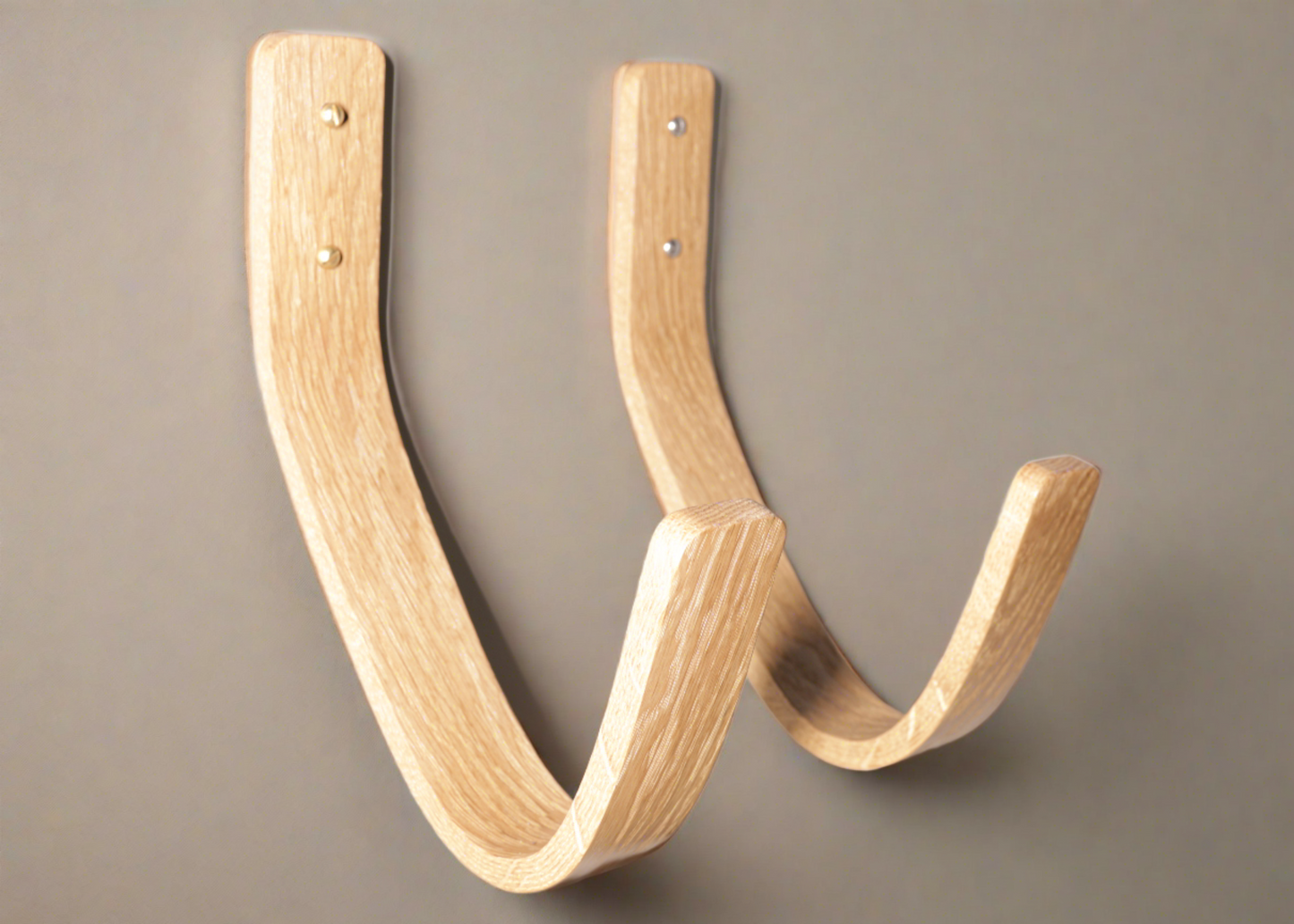 Vagues 2.0 | Longboard - Supports muraux pour planches de surf | Chêne