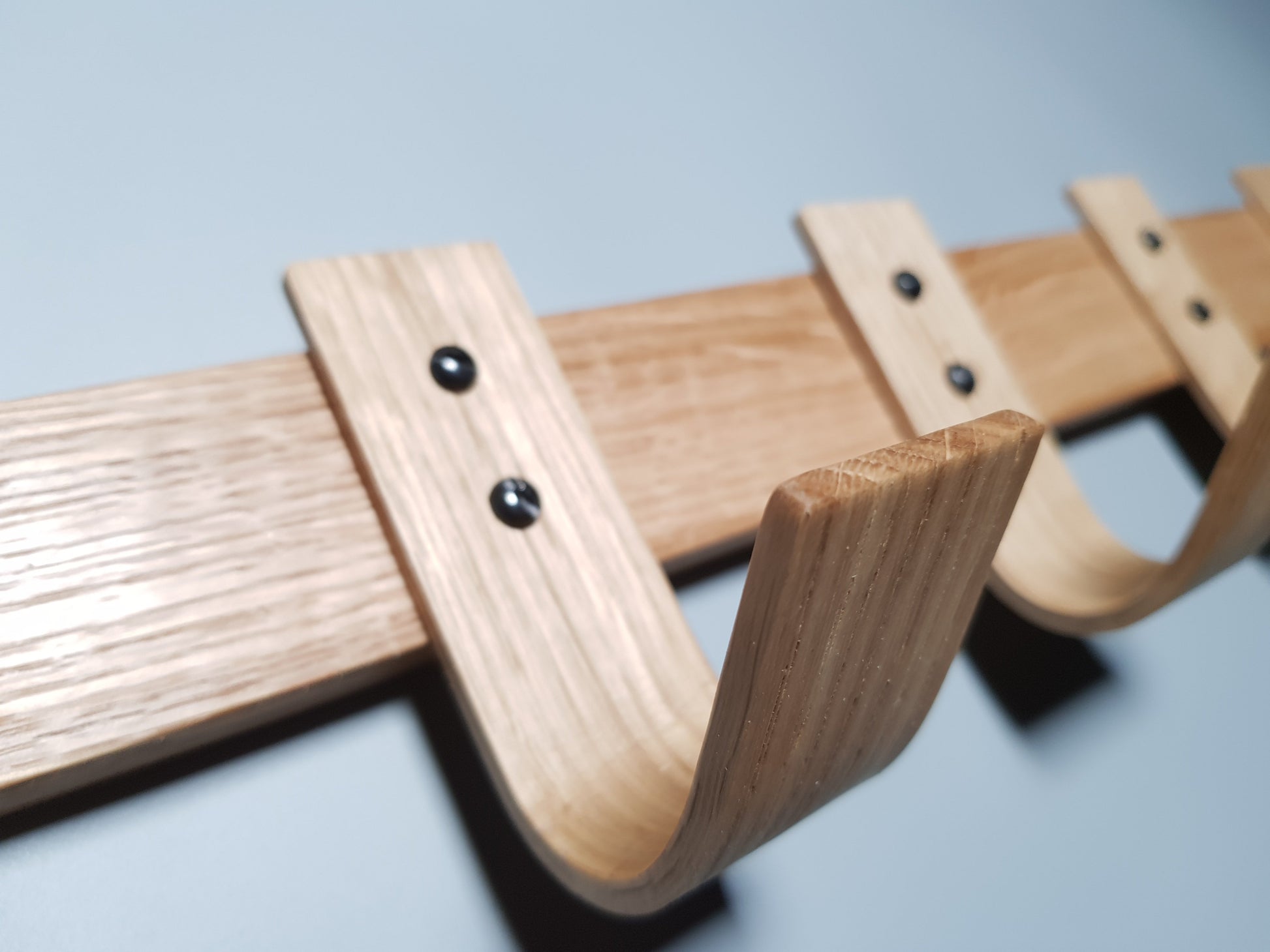 Light Spring Steam Bent Coat Rack - NOIR.DESIGN