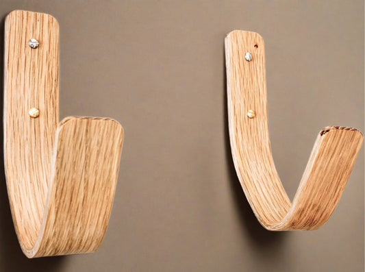 Waves | Surfboard Wall Mount Rack - Oak - NOIR.DESIGN